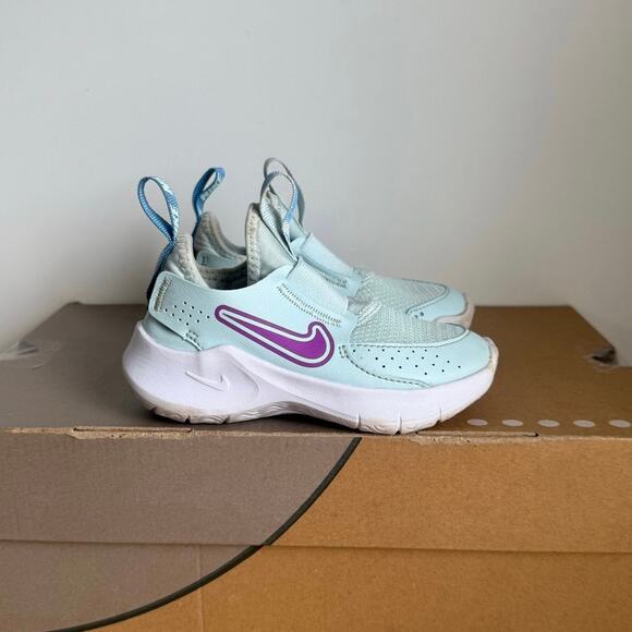 Nike Flex Runner Blue/Purple Toddler Sneakers - SZ 8 C - Picture 2 of 11